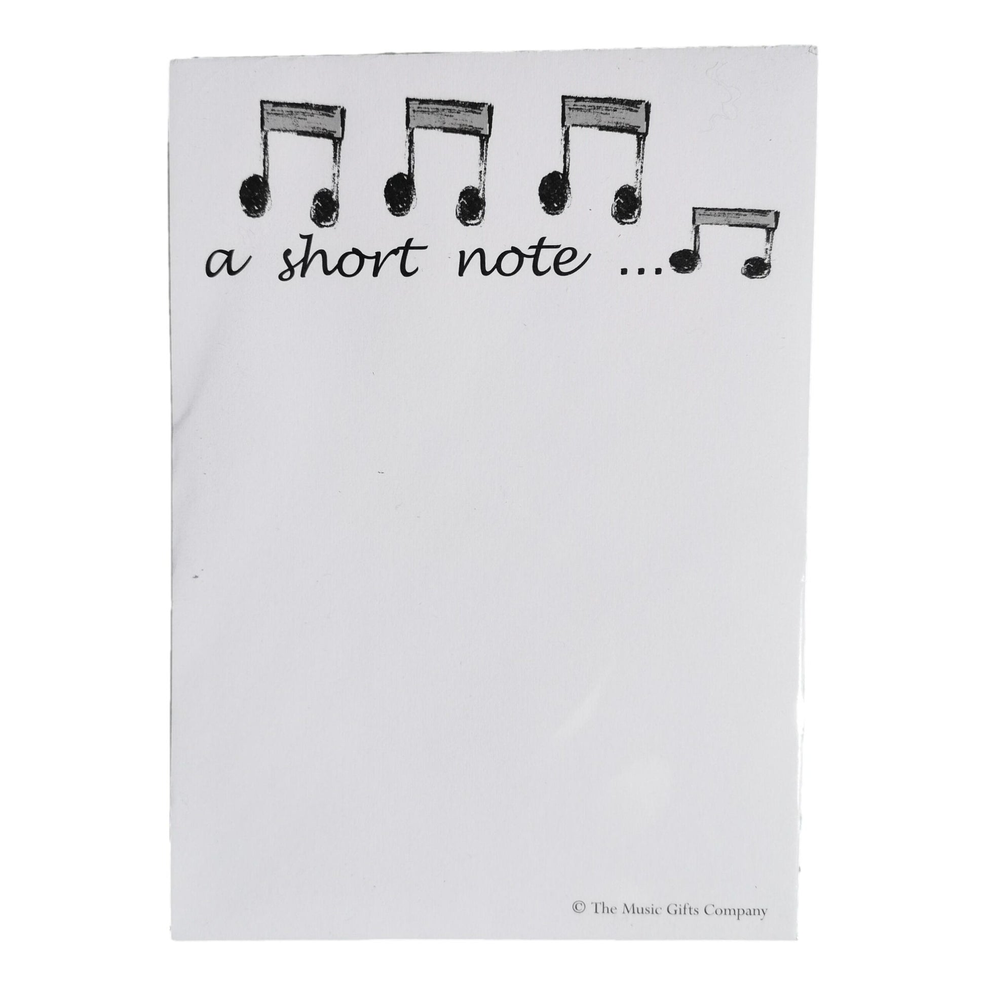 A Short Note Music Notepad image 0