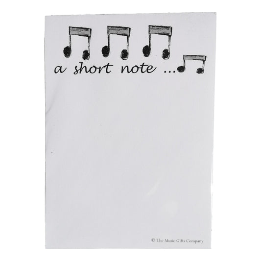 A Short Note Music Notepad image 0