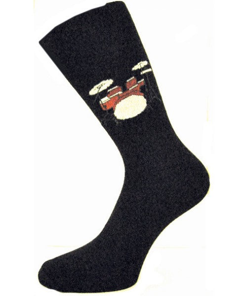 Red Drum Kit Jazz Band Cottonrich Unisex Novelty Ankle Socks Adult Size 6-11 image 1