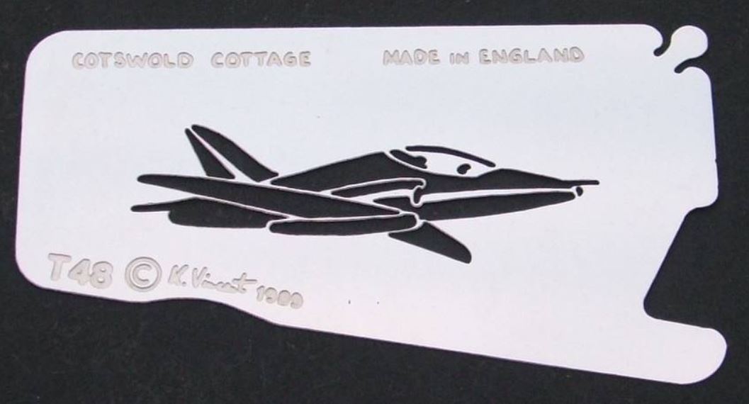 Stainless steel T48 Red Arrows cake decorating / card making stencil image 0