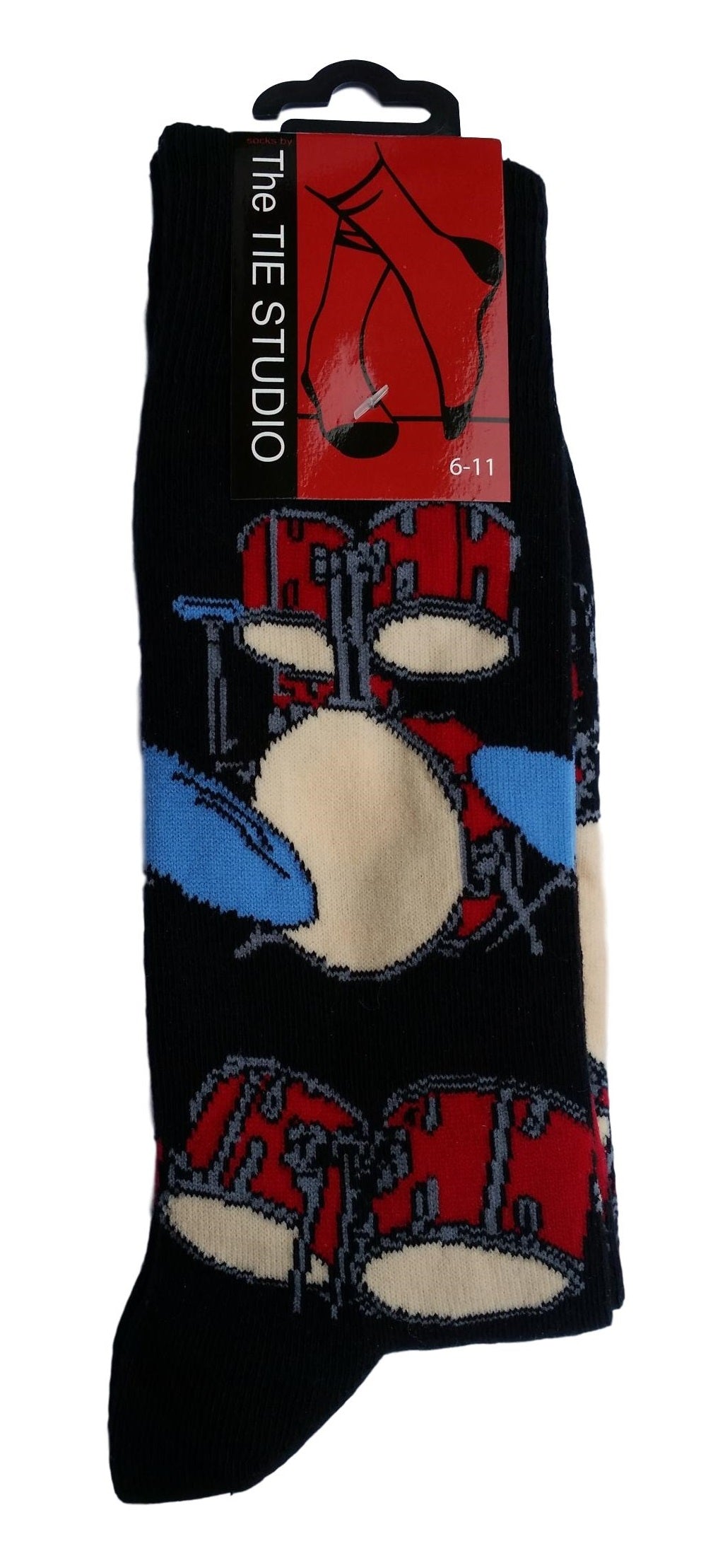 Drum Kits Music Unisex Novelty Ankle Socks Adult Size 6-11 image 0