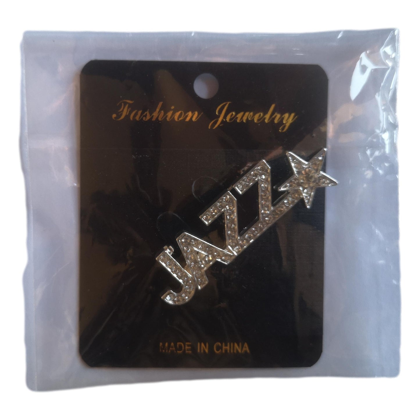 JAZZ Star diamante crystal pin brooch image 1
