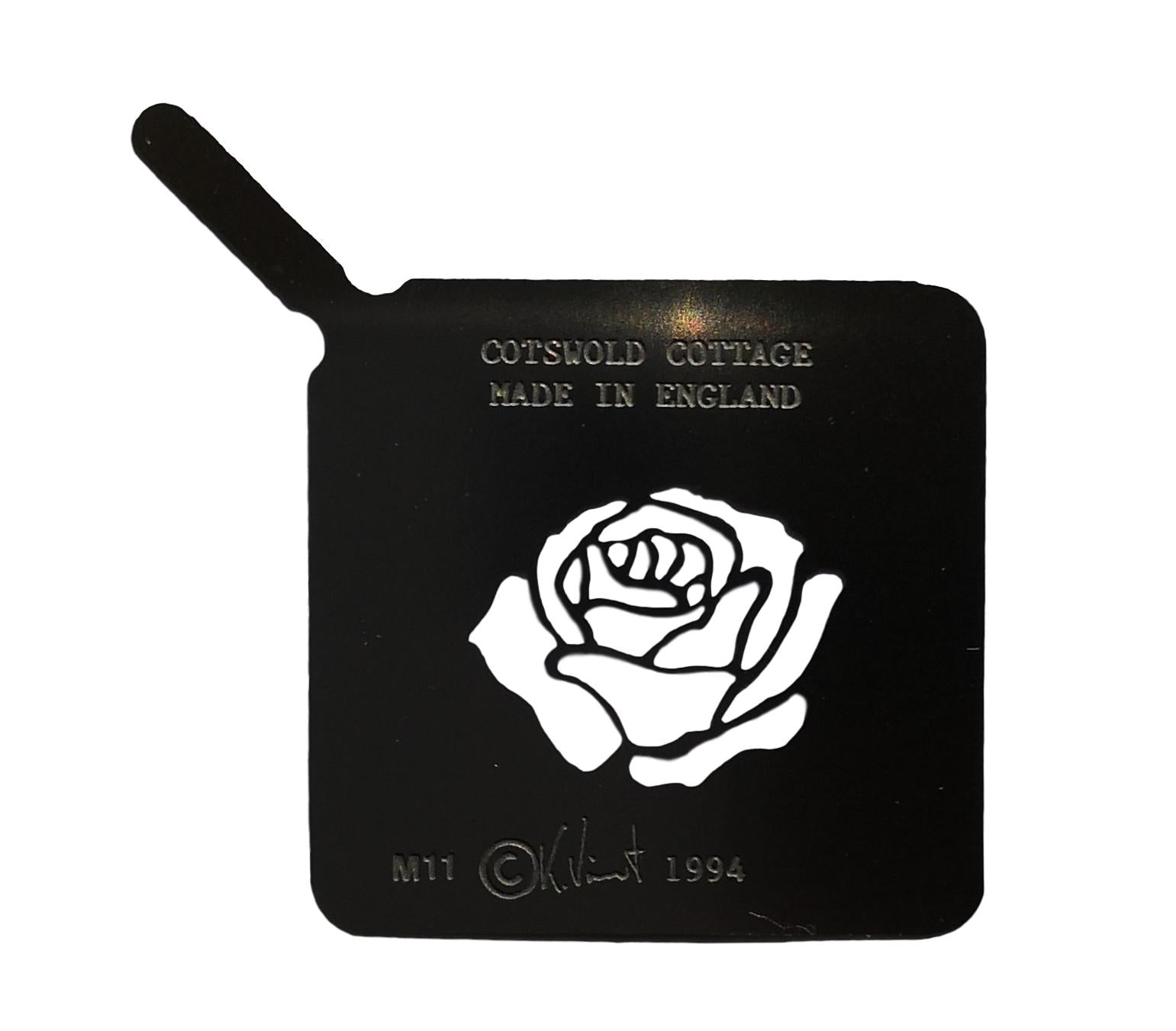Stainless steel M11s smaller Rose cake decorating / card making stencil image 0