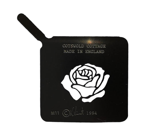 Stainless steel M11s smaller Rose cake decorating / card making stencil image 0