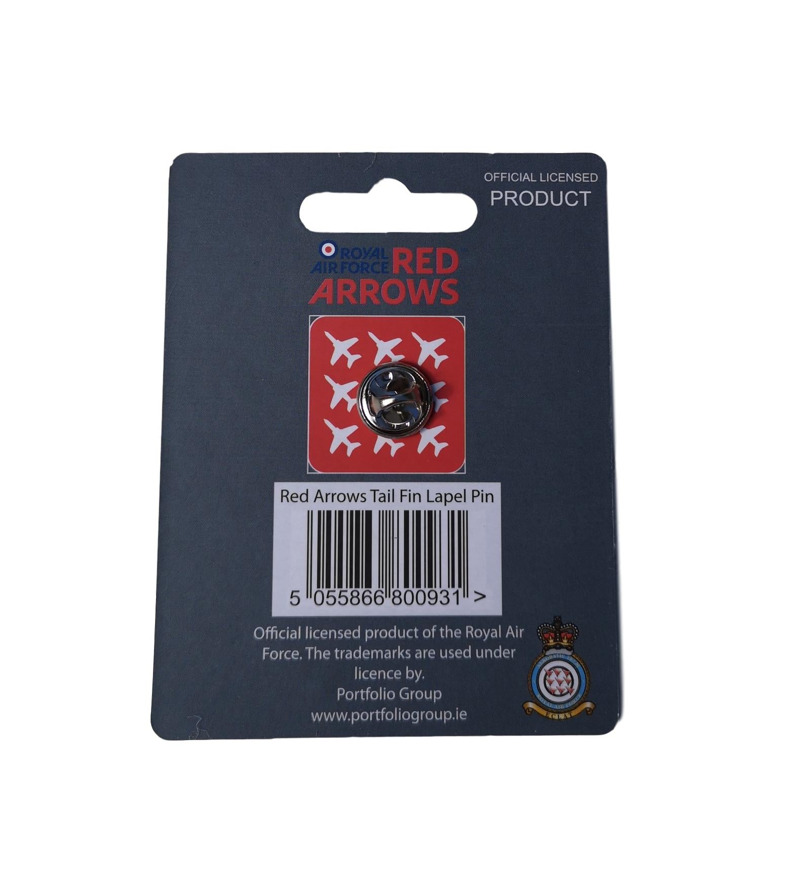 Royal Air Force RAF Red Arrows Hawk Union Jack Tail Fin lapel pin badge image 1