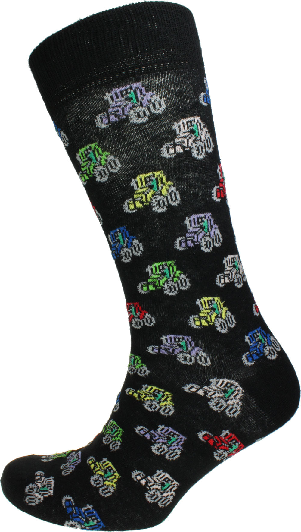 Farm Tractors Unisex Novelty Black Ankle Socks Adult Size 6-11 image 0