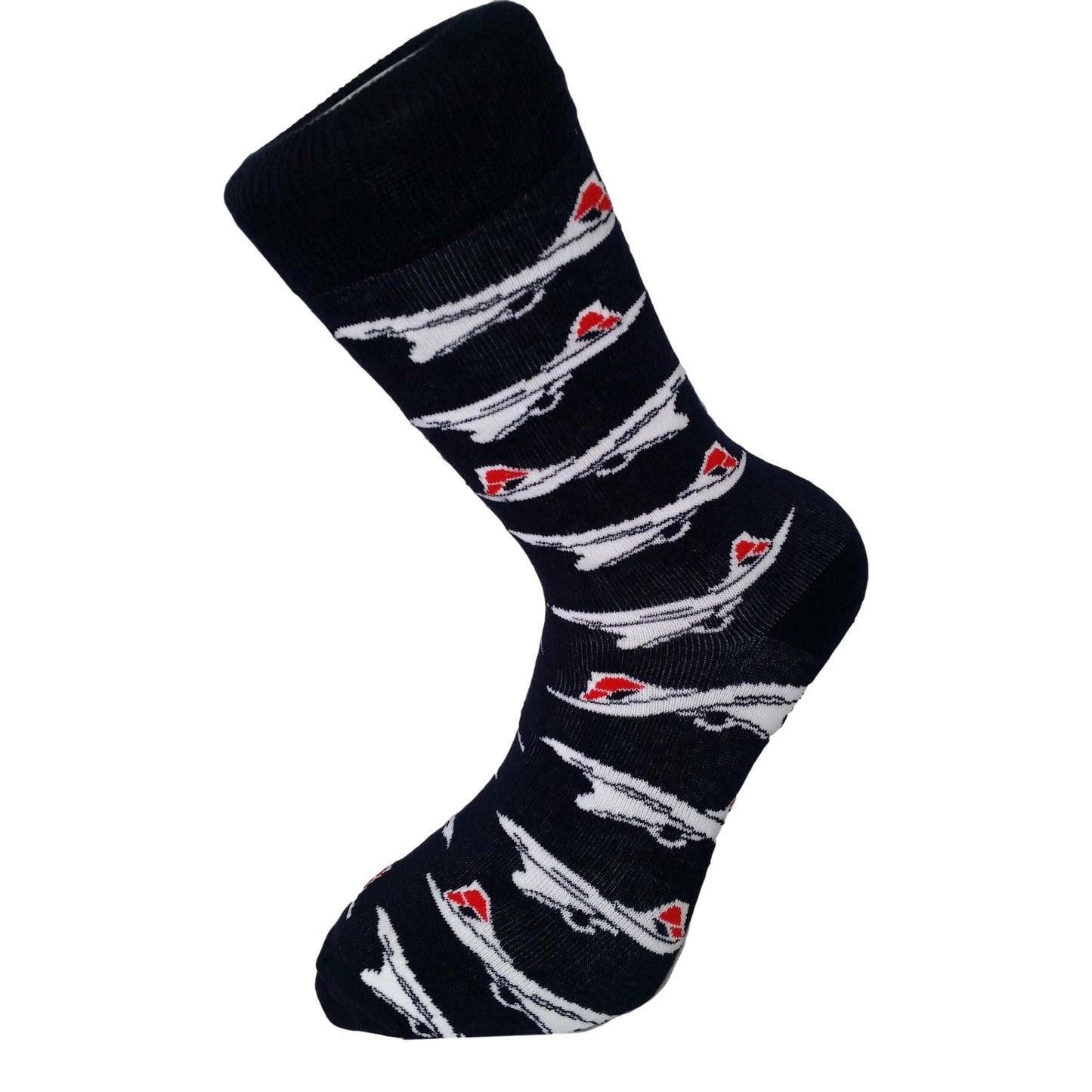 British Airways Tail Concorde Aircraft Unisex Novelty Ankle Socks Size 6-11 image 0