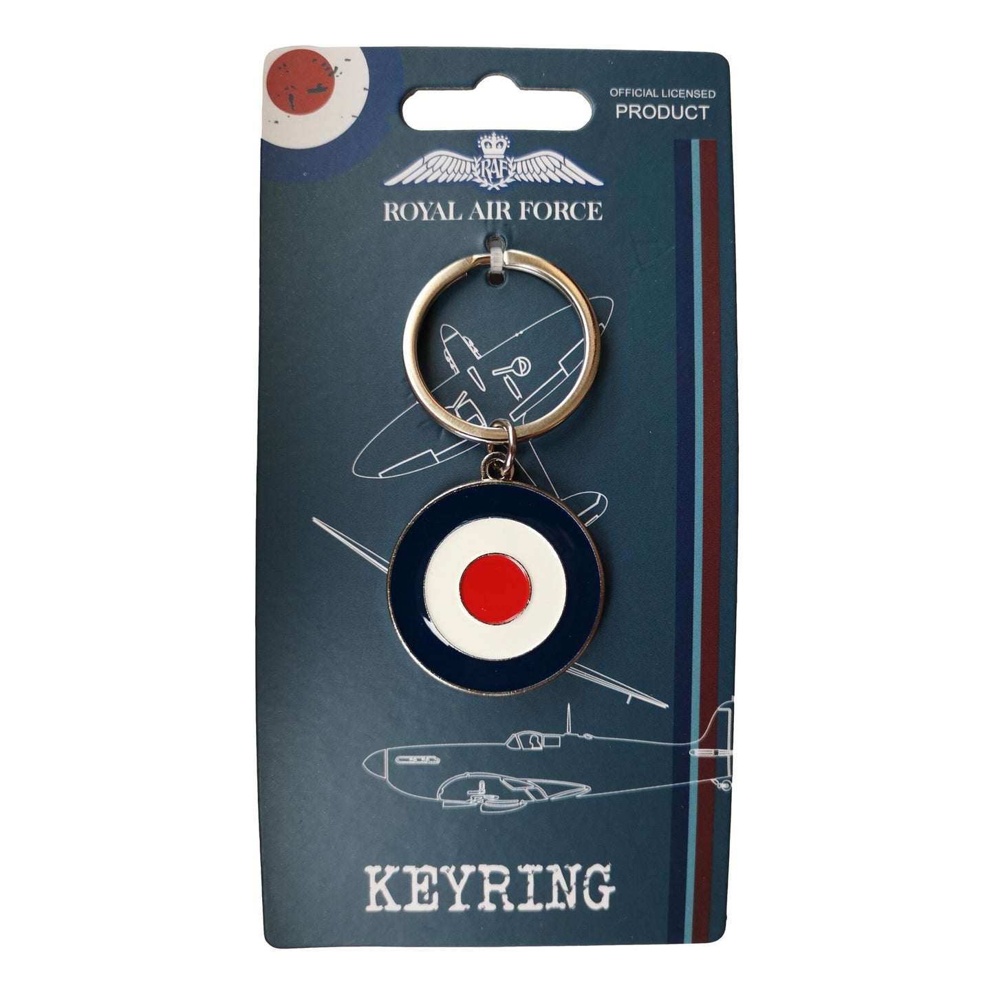Royal Air Force Vintage Roundel RAF keyring image 1
