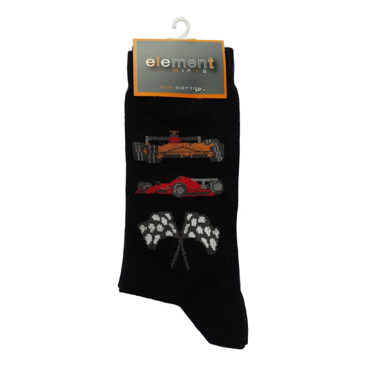 Racing Cars Cottonrich Unisex Novelty Ankle Socks Adult Size 6-11 image 0