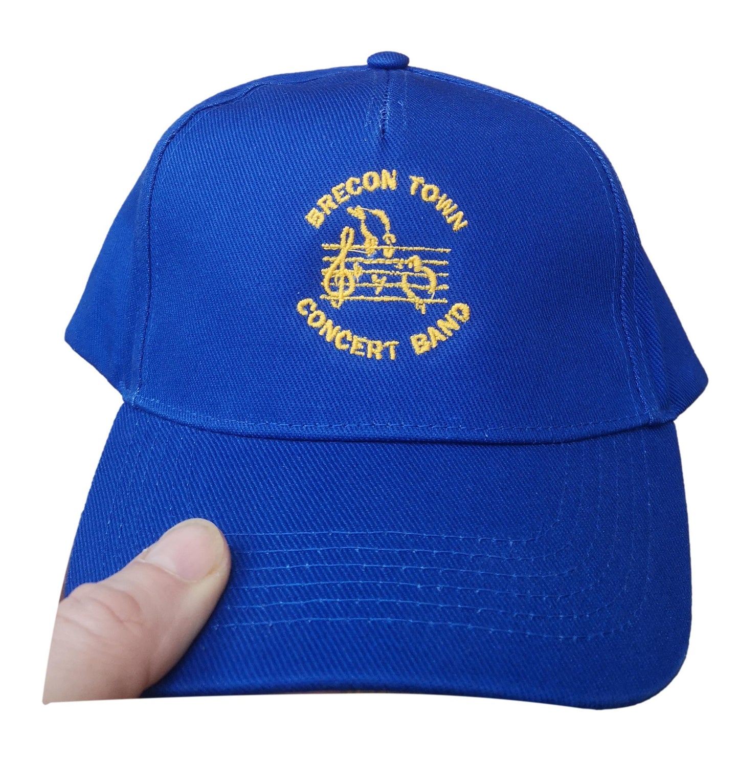 Brecon Town Concert Band Blue Embroidered Beechfield Cap image 2