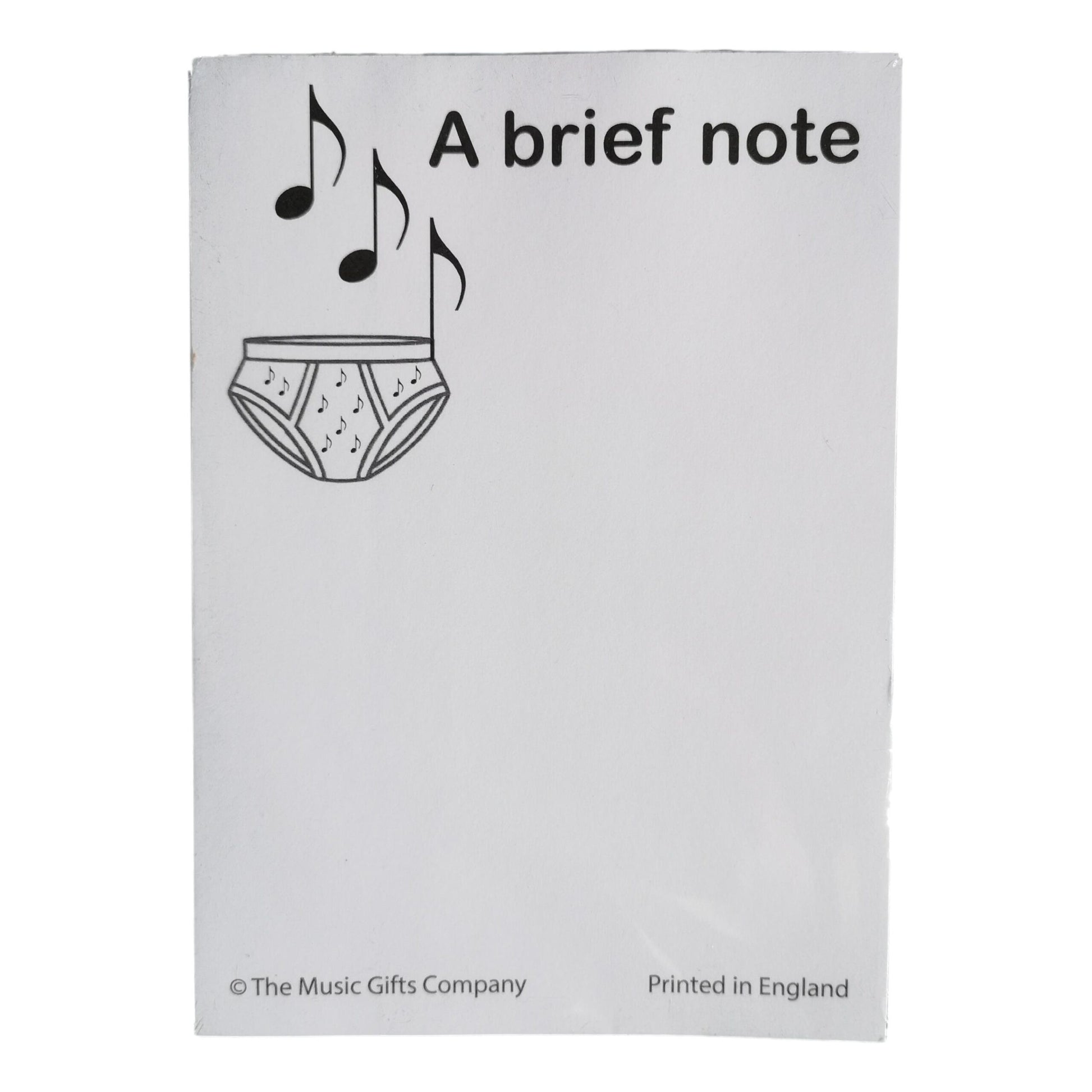 A Brief Note Music Notepad image 0