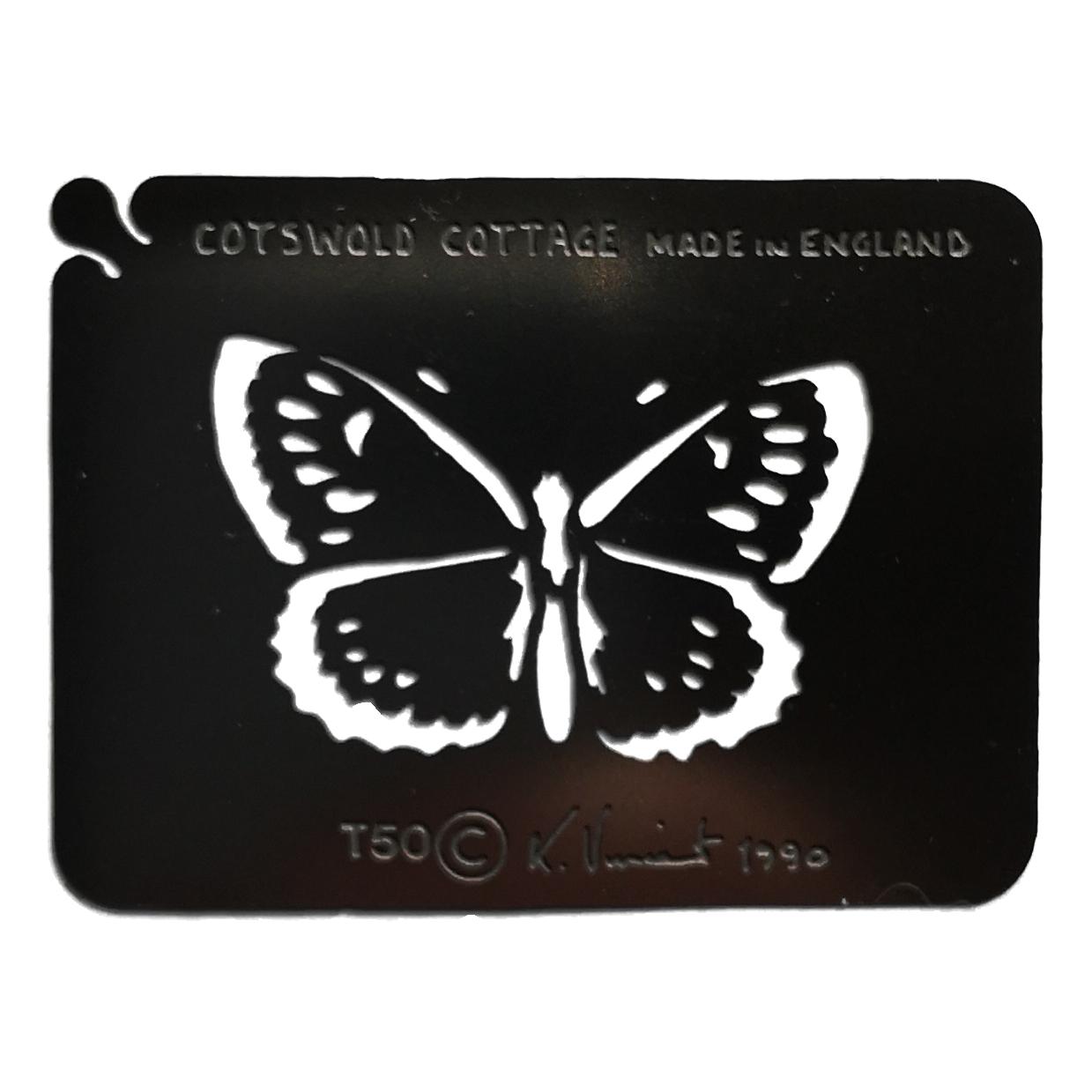 Stainless steel T50 Butterfly cake decorating / card making stencil image 0