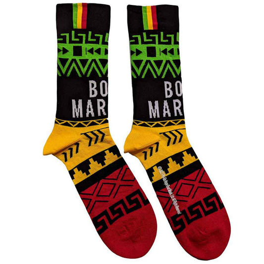 Bob Marley Press Play Black Unisex Adult Ankle Socks