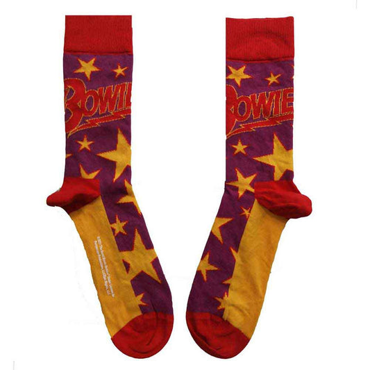 David Bowie Stars Infill Logo Unisex Adult Ankle Socks