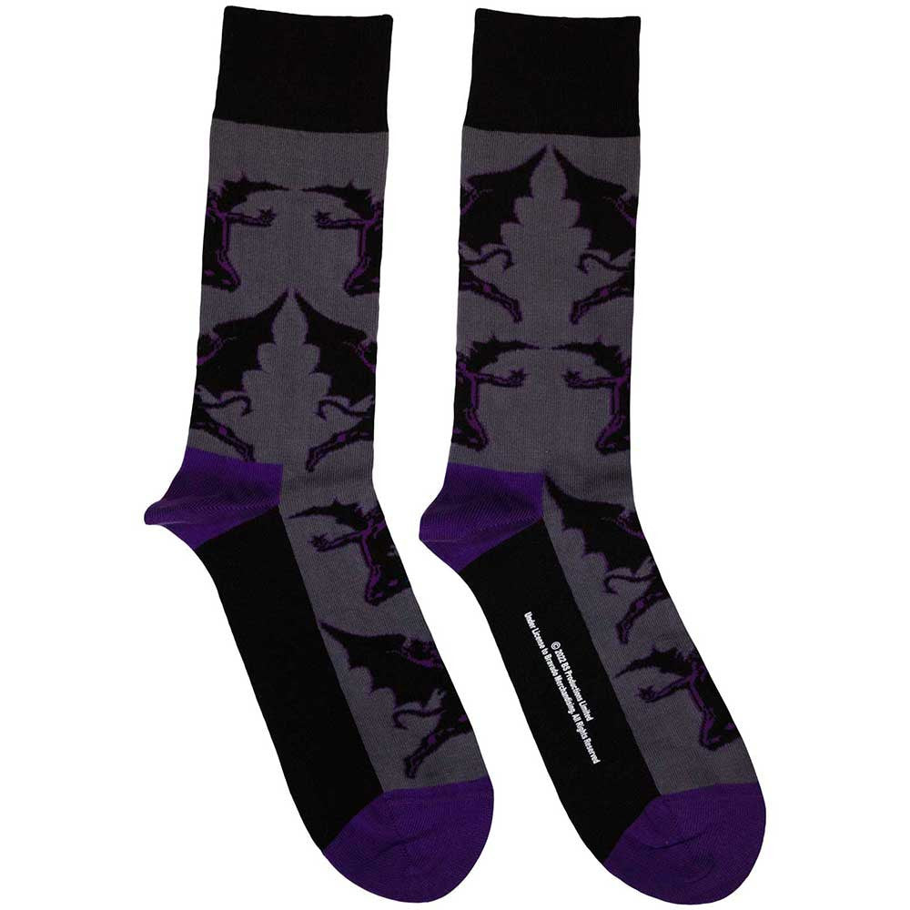 Black Sabbath Demons Grey Unisex Adult Ankle Socks