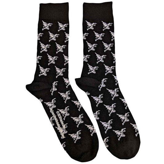 Black Sabbath Demons Black Unisex Adult Ankle Socks