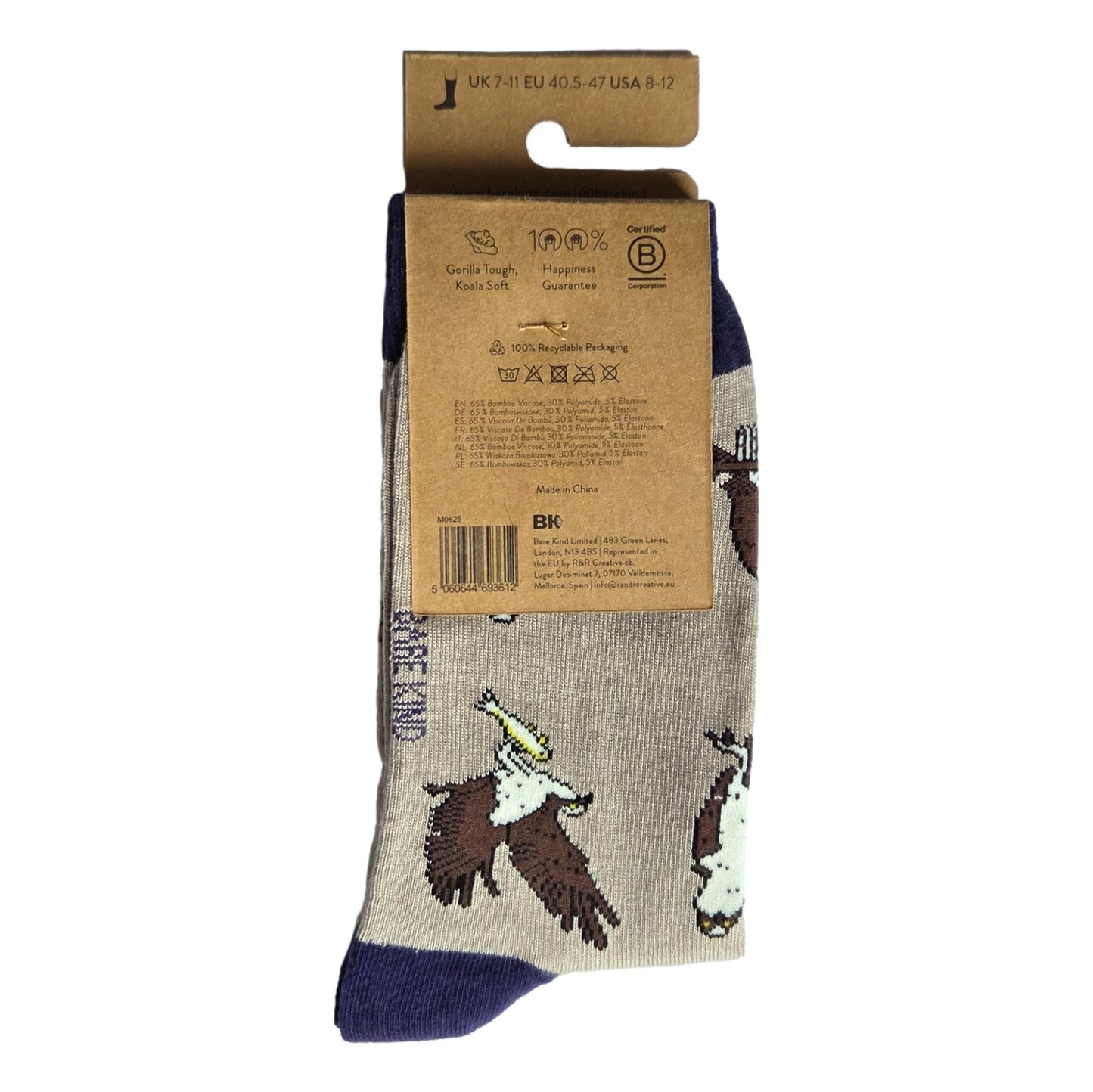 Save The Ospreys Unisex Novelty Ankle Socks Adult UK Size 7-11