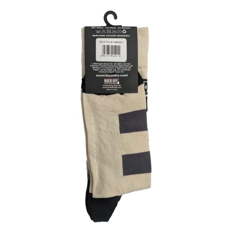The Beatles Unisex Ankle Socks: Abbey Road Crossing (Natural) (UK Size 4 - 7)