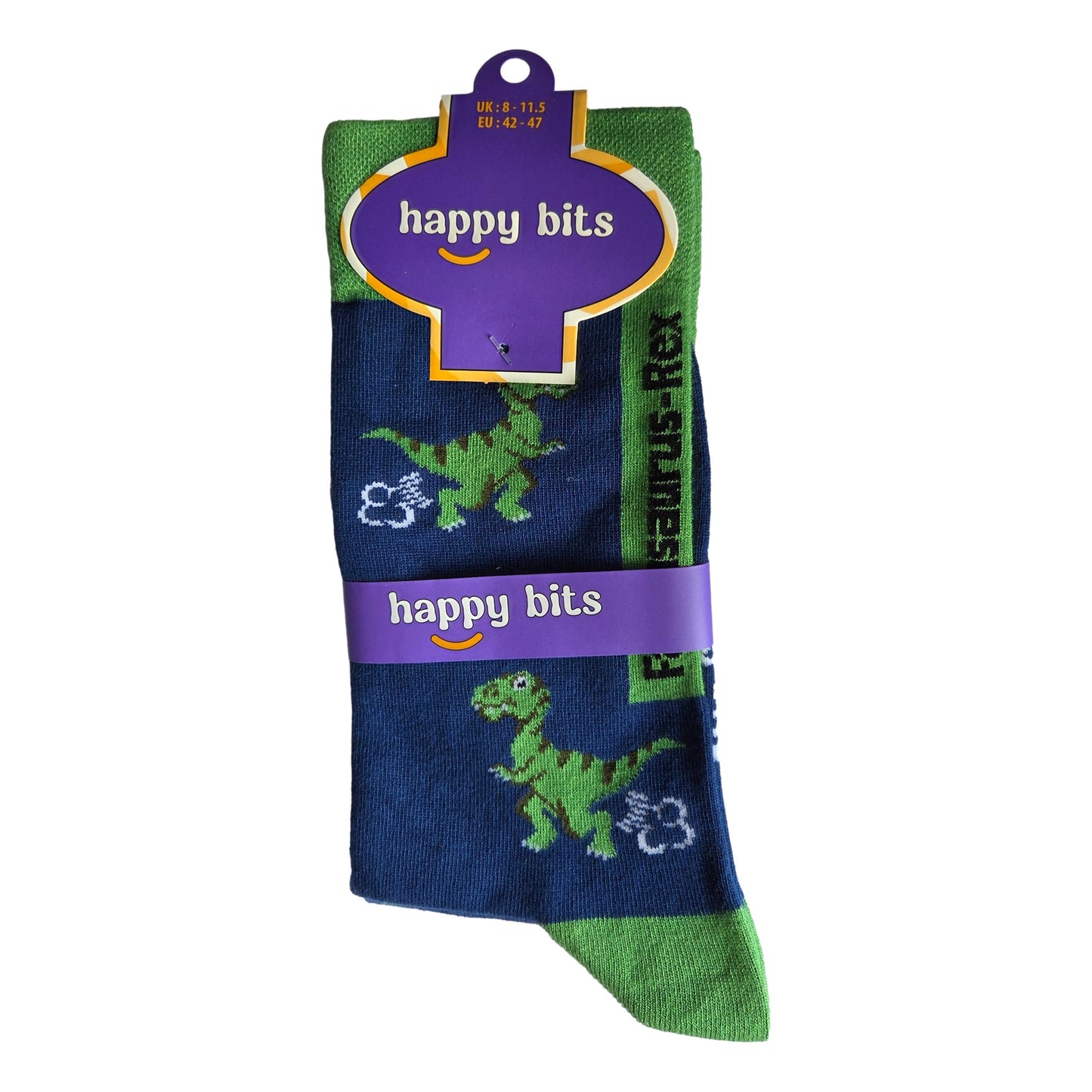 Fartasaurus Rex Dinosaur Unisex Novelty Ankle Socks Adult UK Size 8-11.5