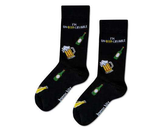 I'm Un-Beer-Lievable Unisex Novelty Ankle Socks Adult UK Size 8-11.5