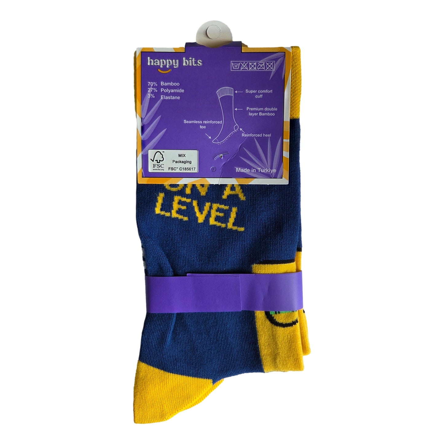 I'm On A Level Unisex Novelty Ankle Socks Adult UK Size 4-7