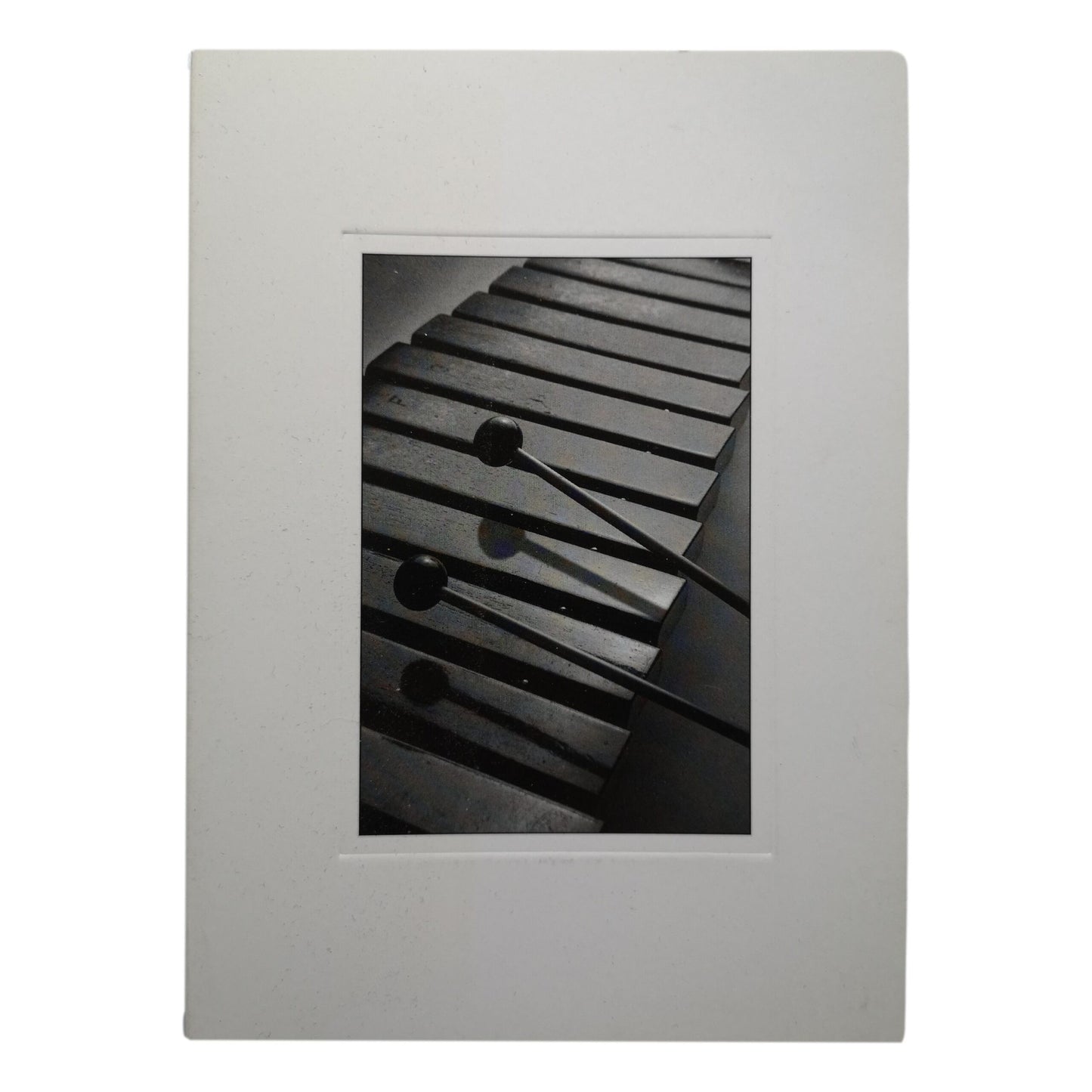 Xylophone and Sticks John Snelling blank greetings card image 0