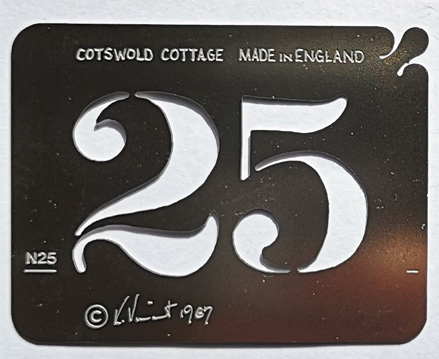 Stainless Steel Numbers Set 18-50 Cake Decorating / Card Making Stencil image 3