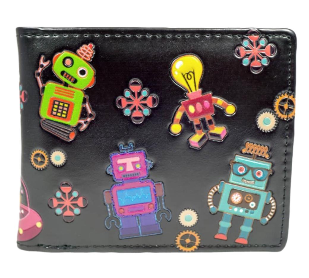Robots Gents Leatherette Wallet image 0
