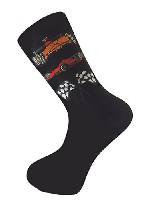 Racing Cars Cottonrich Unisex Novelty Ankle Socks Adult Size 6-11 image 1