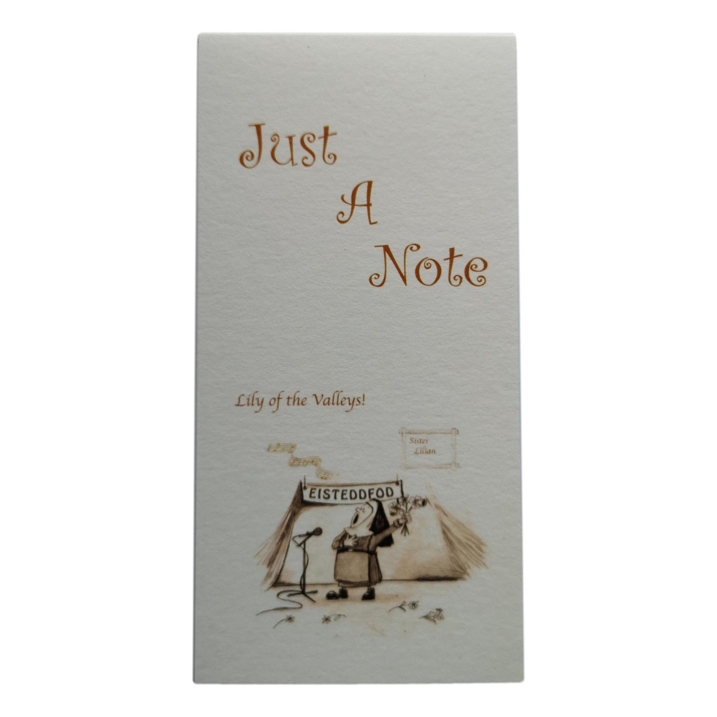 Lily of the Valley Singing Nun Notepad image 0