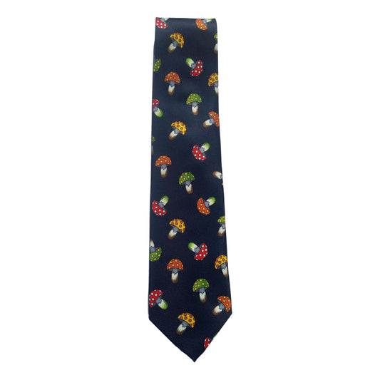 Magic Mushrooms repeating 100% Polyester Classic Tie image 0