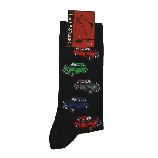 British Mini Cars Unisex Socks Adult Size 6-11 image 0