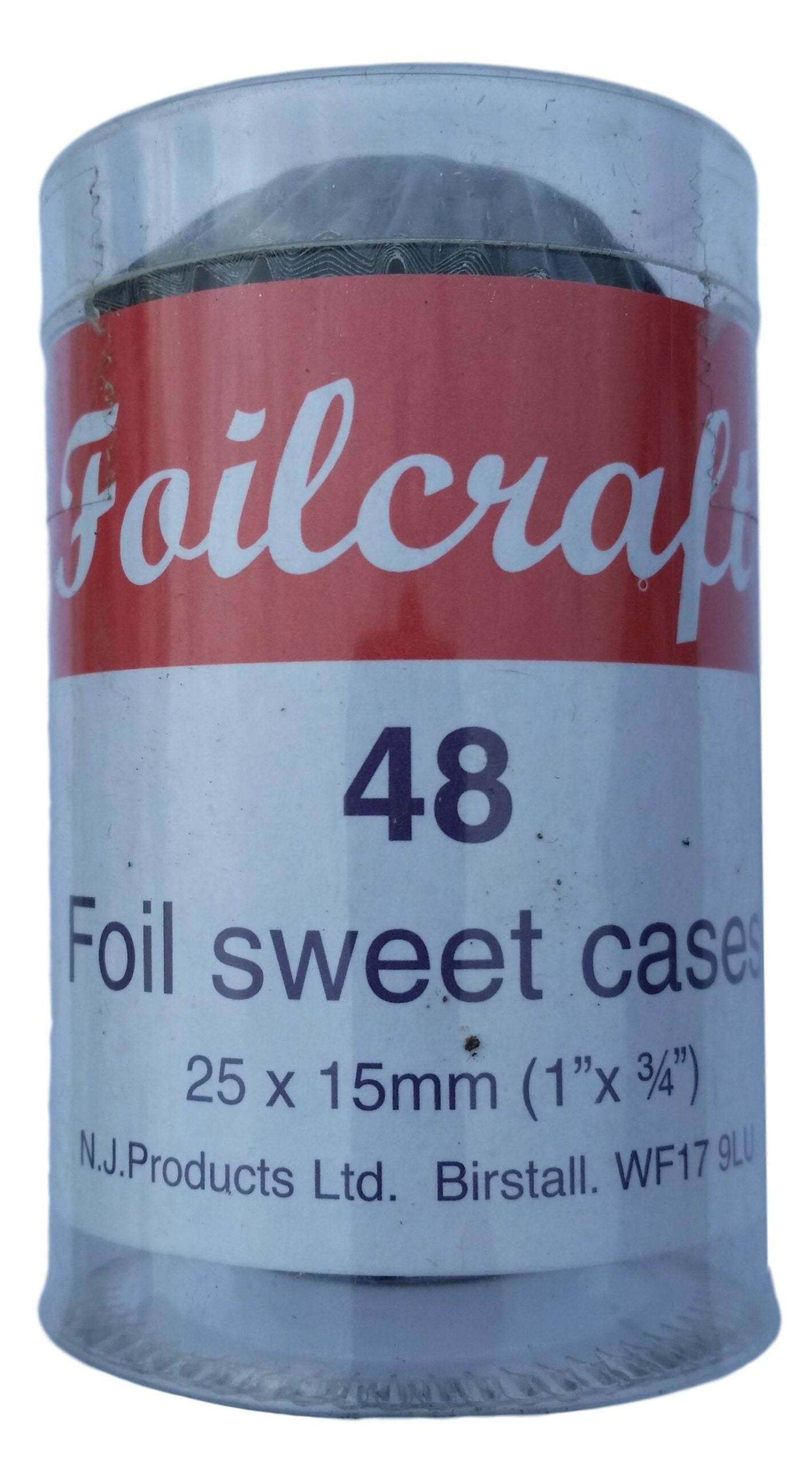 48 Black Foil Sweet Cases image 1