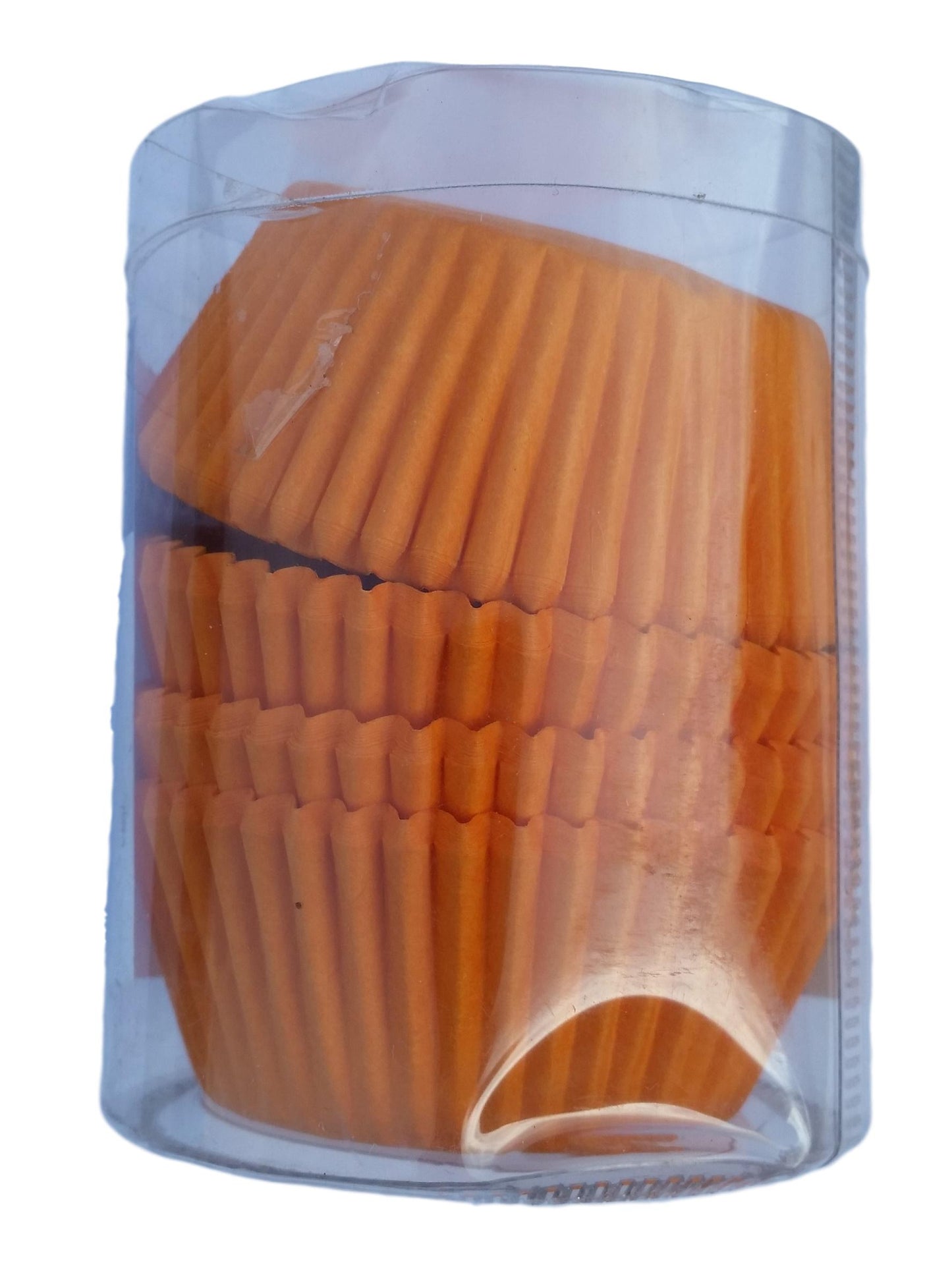 100 Orange Glassine Bun Cases image 0