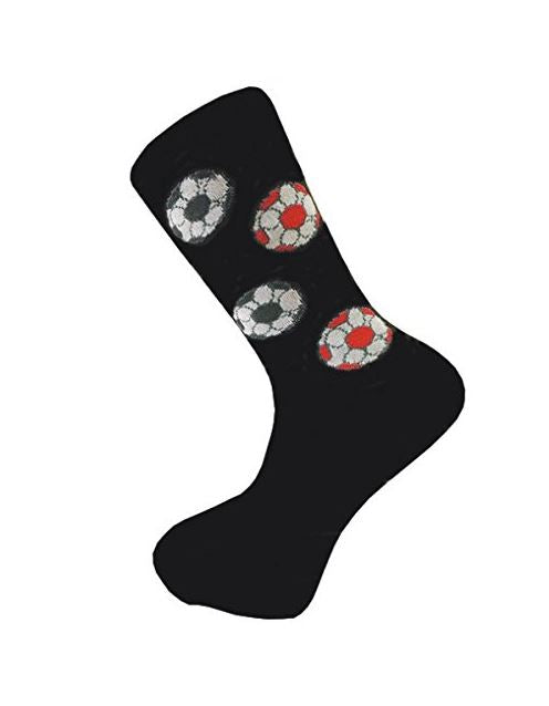 Footballs Soccer Cottonrich Unisex Novelty Ankle Socks Adult Size 6-11 image 1
