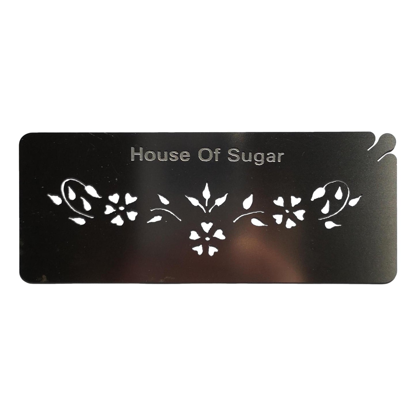 Stainless steel Y10 Primrose Flower Garland cake decorating / card making stencil image 0