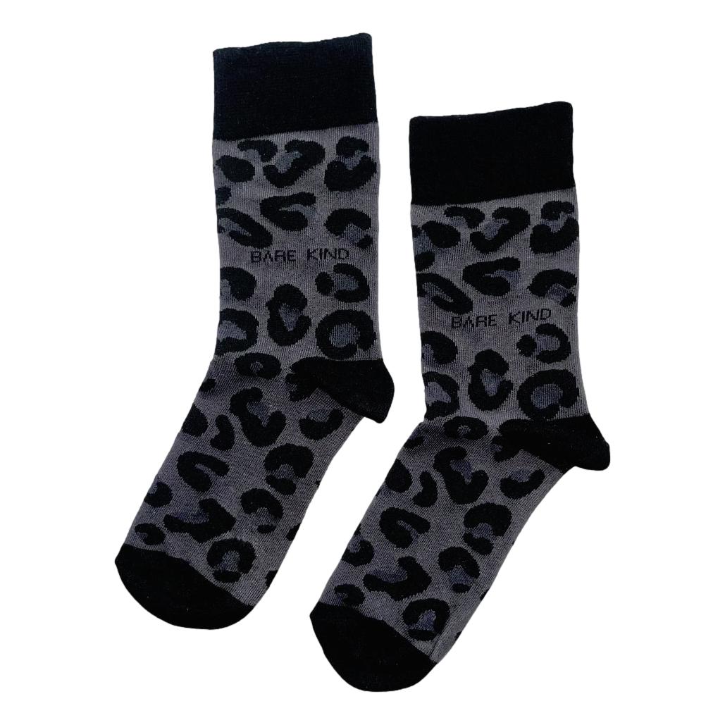 Save The Panthers Print Grey Unisex Novelty Ankle Socks Adult UK Size 7-11 image 0