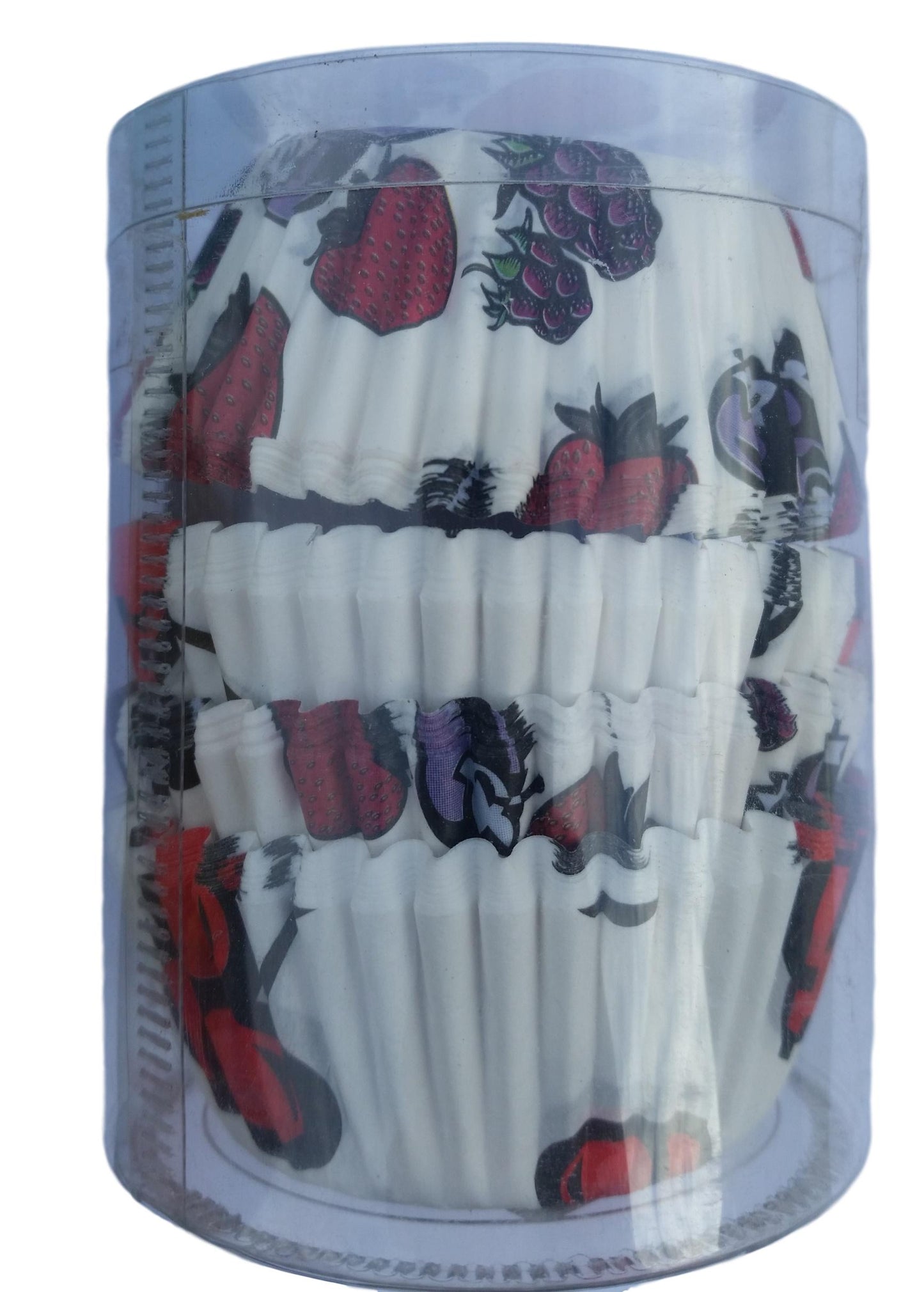 100 Mixed Berries Easybake Glassine Bun Cases image 0