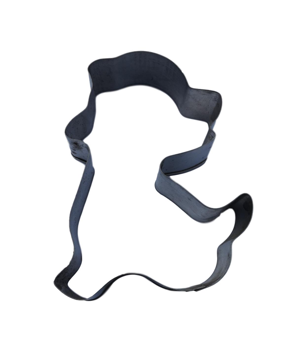 Large Dog shaped stainless steel Cookie Cutter image 0