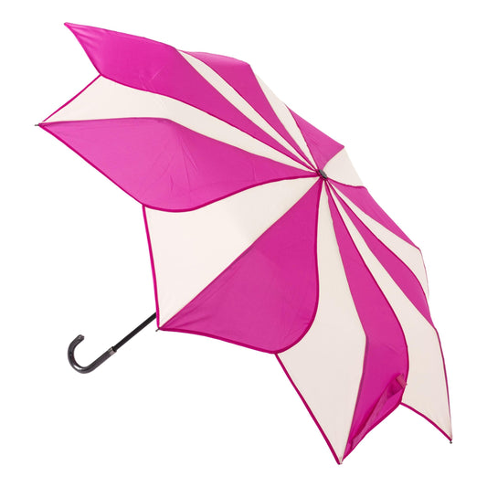 Everyday Swirl Pink/Cream Folding Umbrella Lightweight image 0