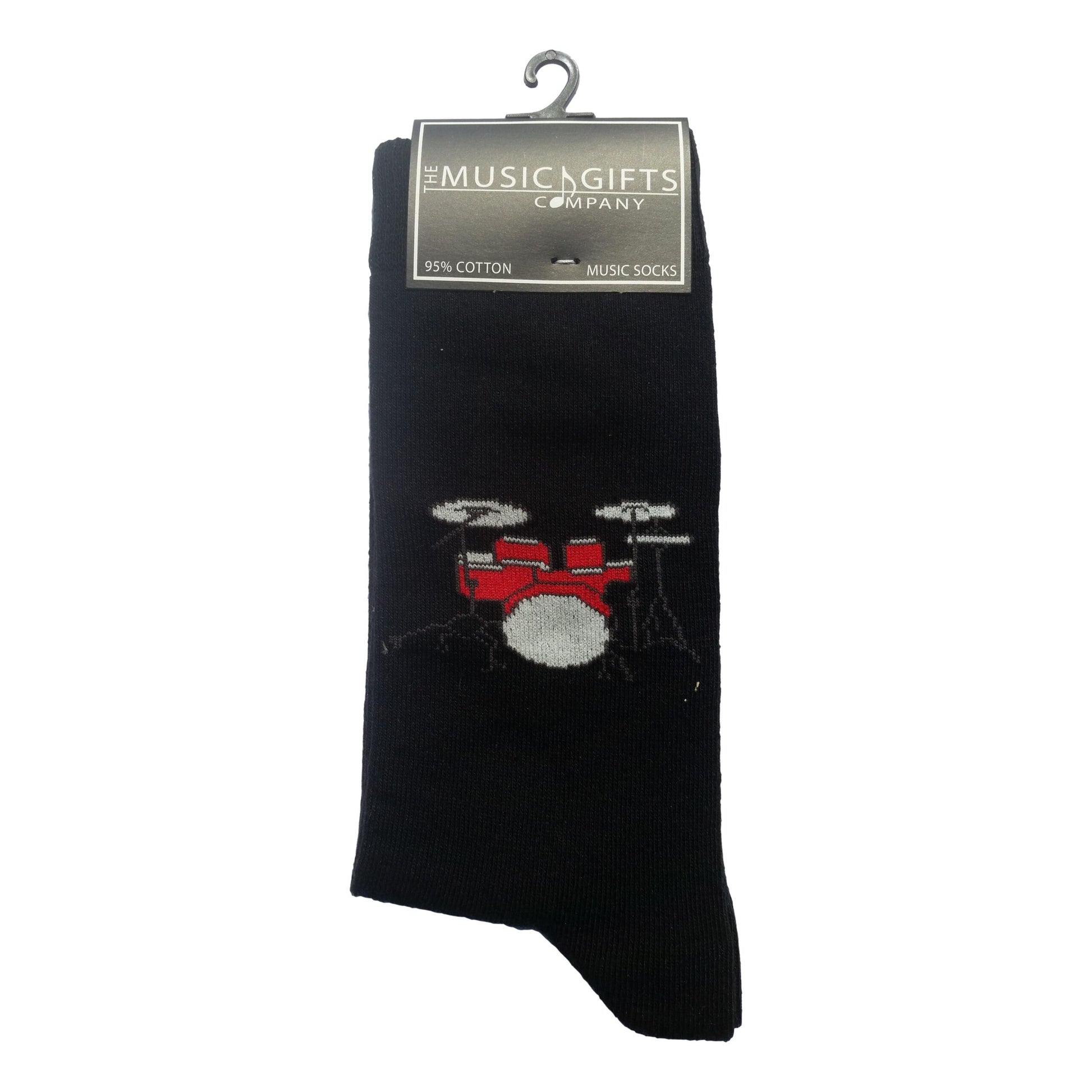 Red Drum Kit Jazz Band Cottonrich Unisex Novelty Ankle Socks Adult Size 6-11 image 0
