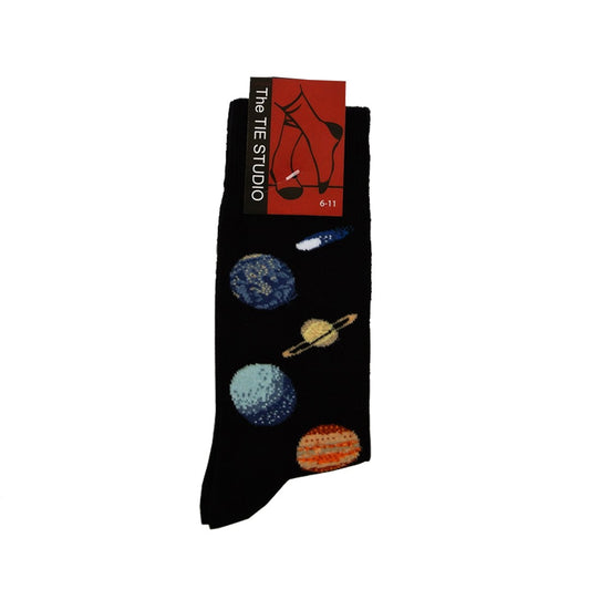 Planets Comet Jupiter Saturn Unisex Novelty Ankle Socks Adult Adult Size 6-11 image 0