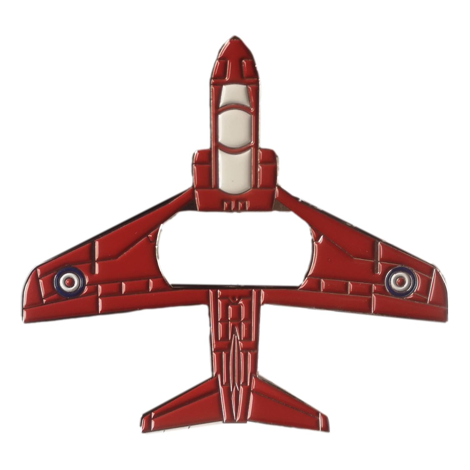 Royal Air Force Red Arrows BAe Hawk RAF bottle opener fridge magnet image 0