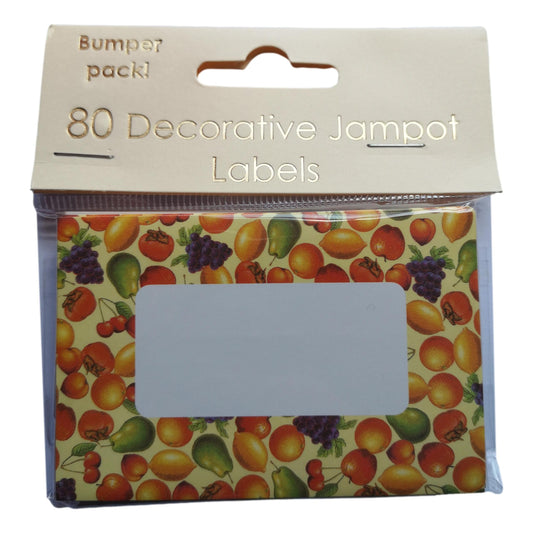 80 Assorted Jam Pot Self-Adhesive Labels image 0