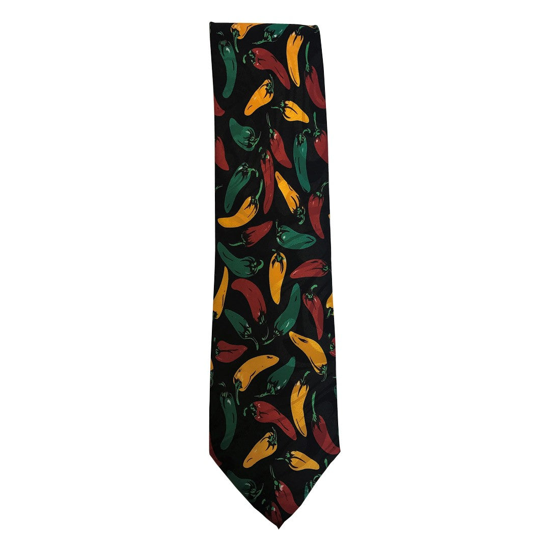 Chilli Peppers Sleeved 100% Polyester Classic Tie image 0