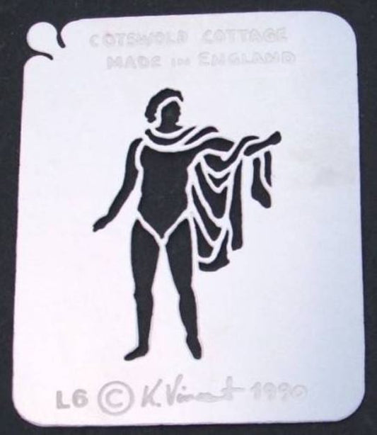 Stainless Steel Apollo L6 cake decorating / card making stencil image 0