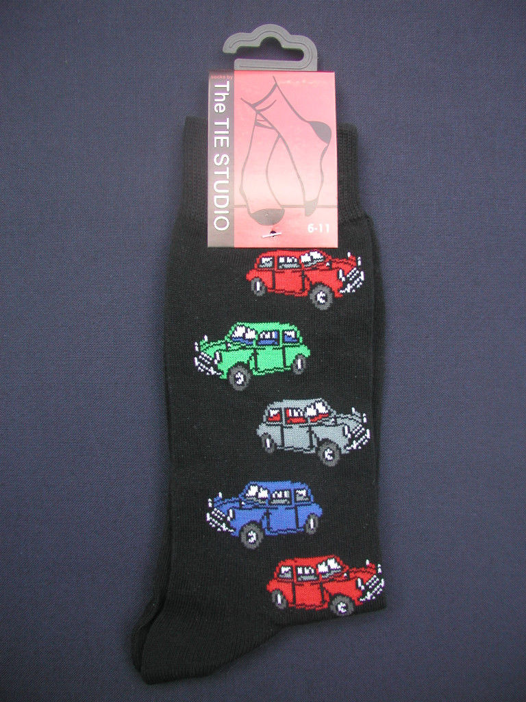 British Mini Cars Unisex Socks Adult Size 6-11 image 1