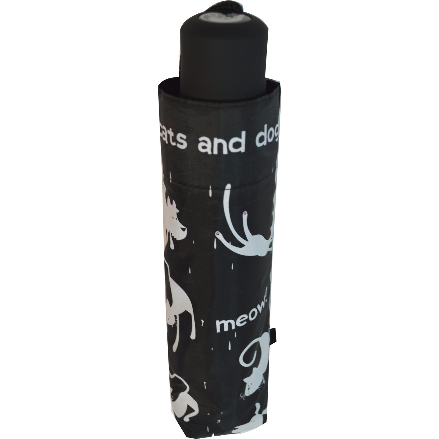 It's Raining Cats and Dogs Folding Umbrella Lightweight image 3