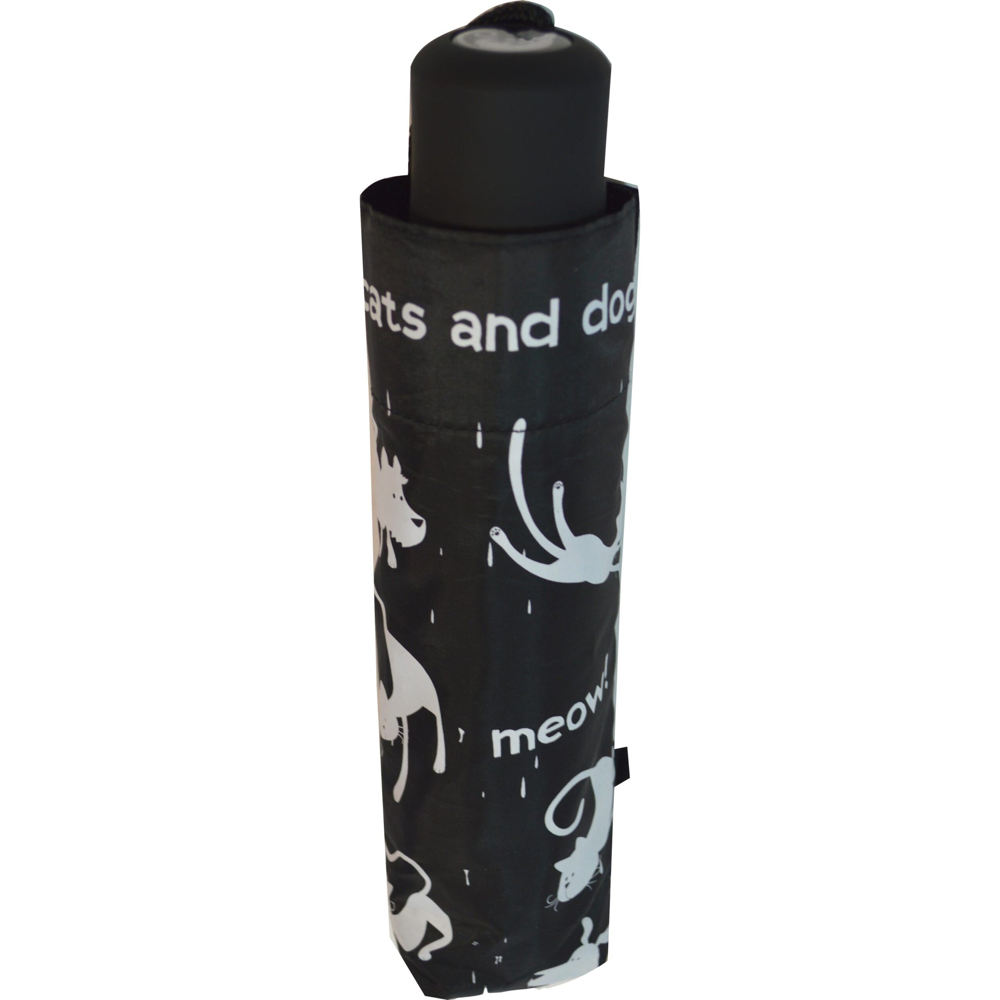 It's Raining Cats and Dogs Folding Umbrella Lightweight image 3