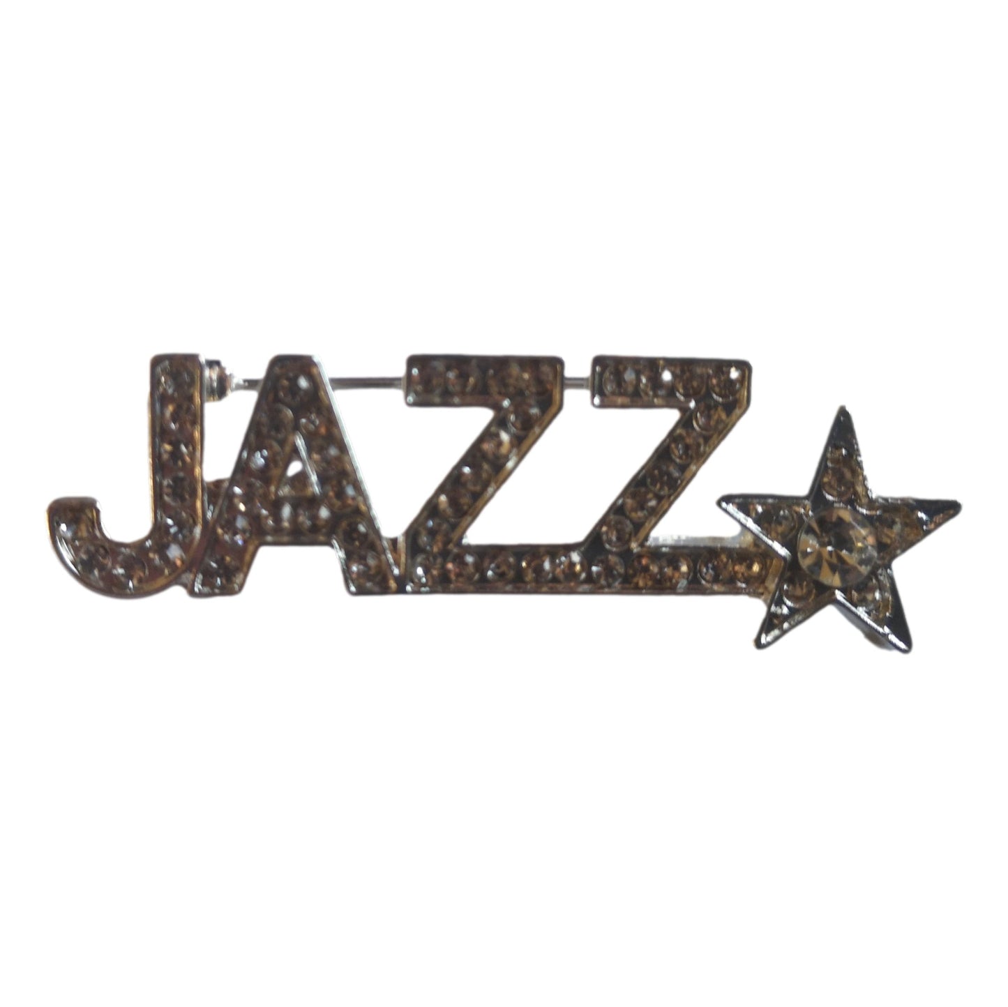 JAZZ Star diamante crystal pin brooch image 0